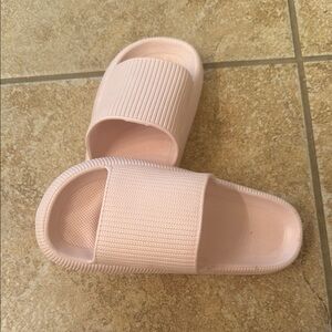Pink Women's Slide Sandals 8